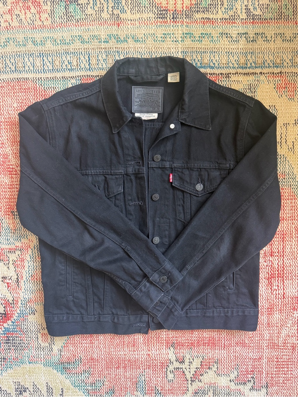 LEVI’S WOMENS BLACK DENIM JACKET